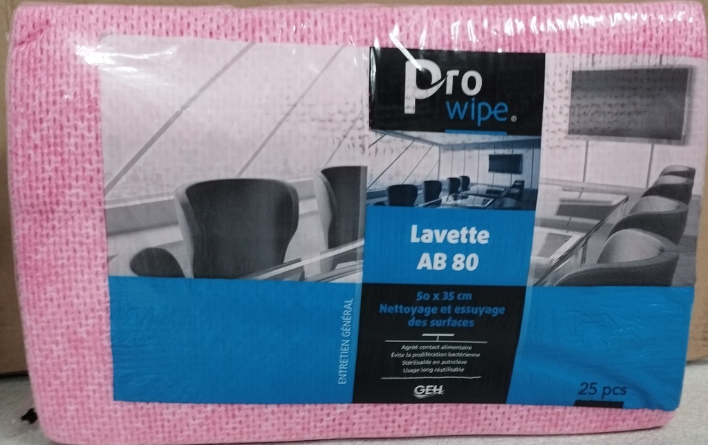 Lavette traitée anti prolifération bactérienne rose