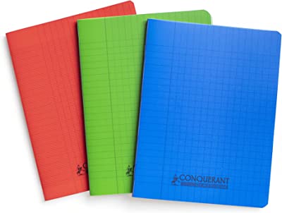 Cahier petit format sans ressort petit carreau 