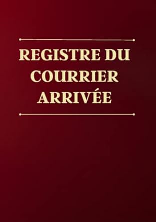 Registre courrier arrivé