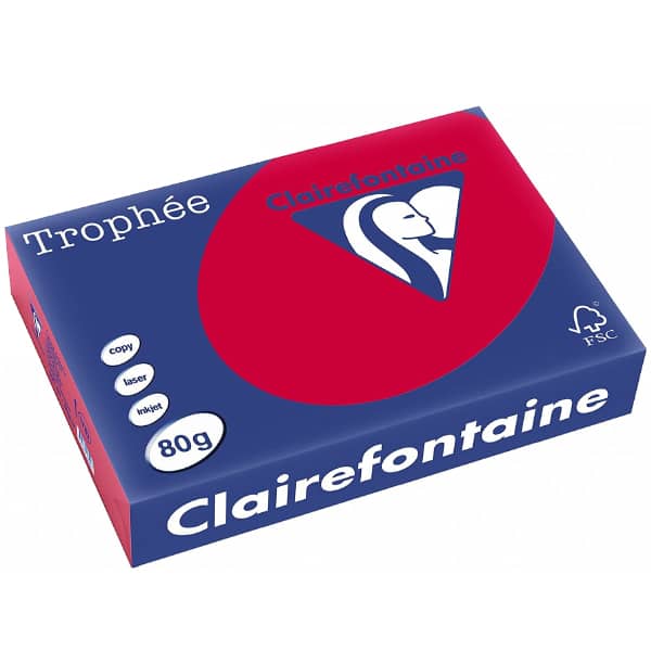 Papier rouge A4 - À l’unité – 1 feuille 