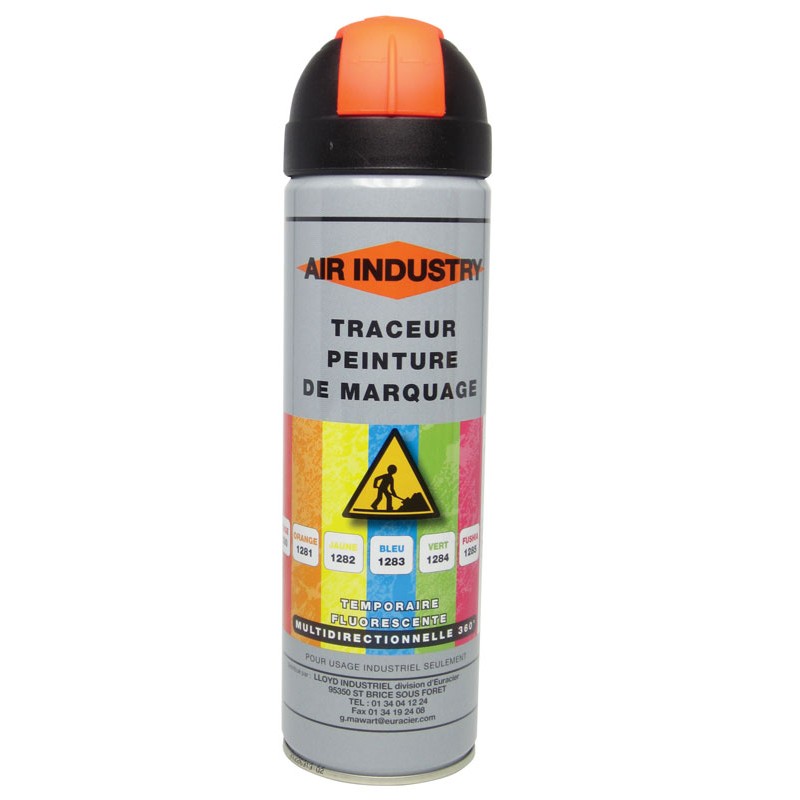 Bombe de marquage orange
