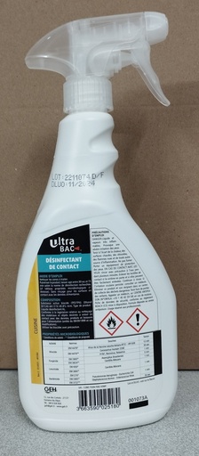 [A7/E4] Désinfectant alimentaire en spray 750 ml