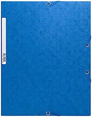 Pochette élastique rabattable bleu