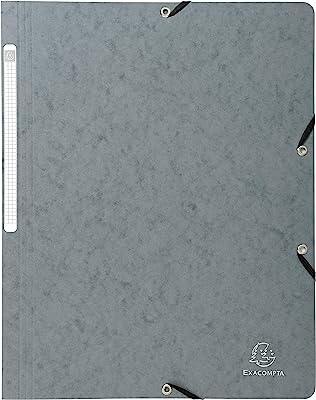 Pochette élastique rabattable gris