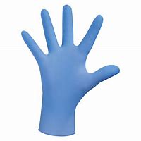 Gant nitril np bleu M