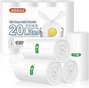 Sac poubelle 20L blanc