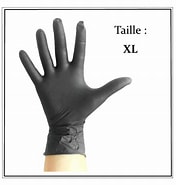 Gant nitrile Np Bleu XL 