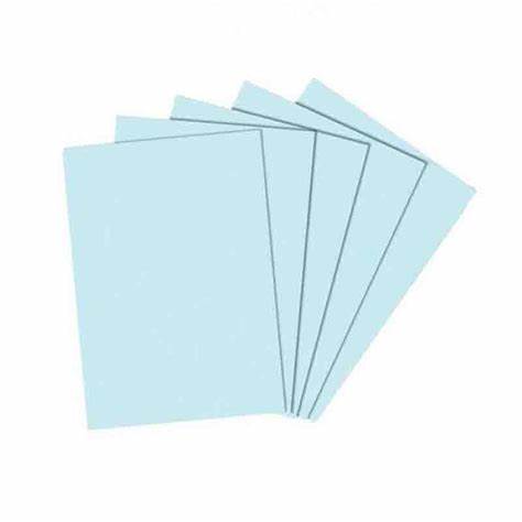 Fiche bleue Bristol A4 UNITE