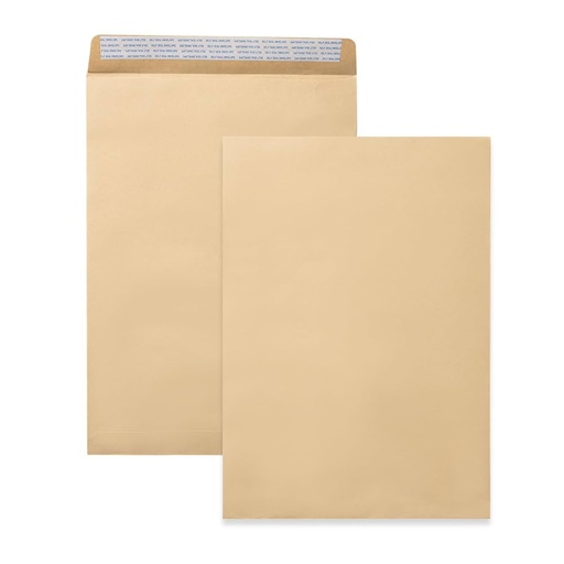 [120101] Enveloppes marron - 229*324mm - Sans fenêtre - Conditionné par lot de 50 - 1 lot  